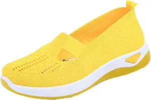 Orthopedic Shoes for Women 2025 New Women's Woven Slip On Shoes Women High Top Women Casual Shoes Fashion Sneakers Black Tennis Shoe Loafers Casual Slip On