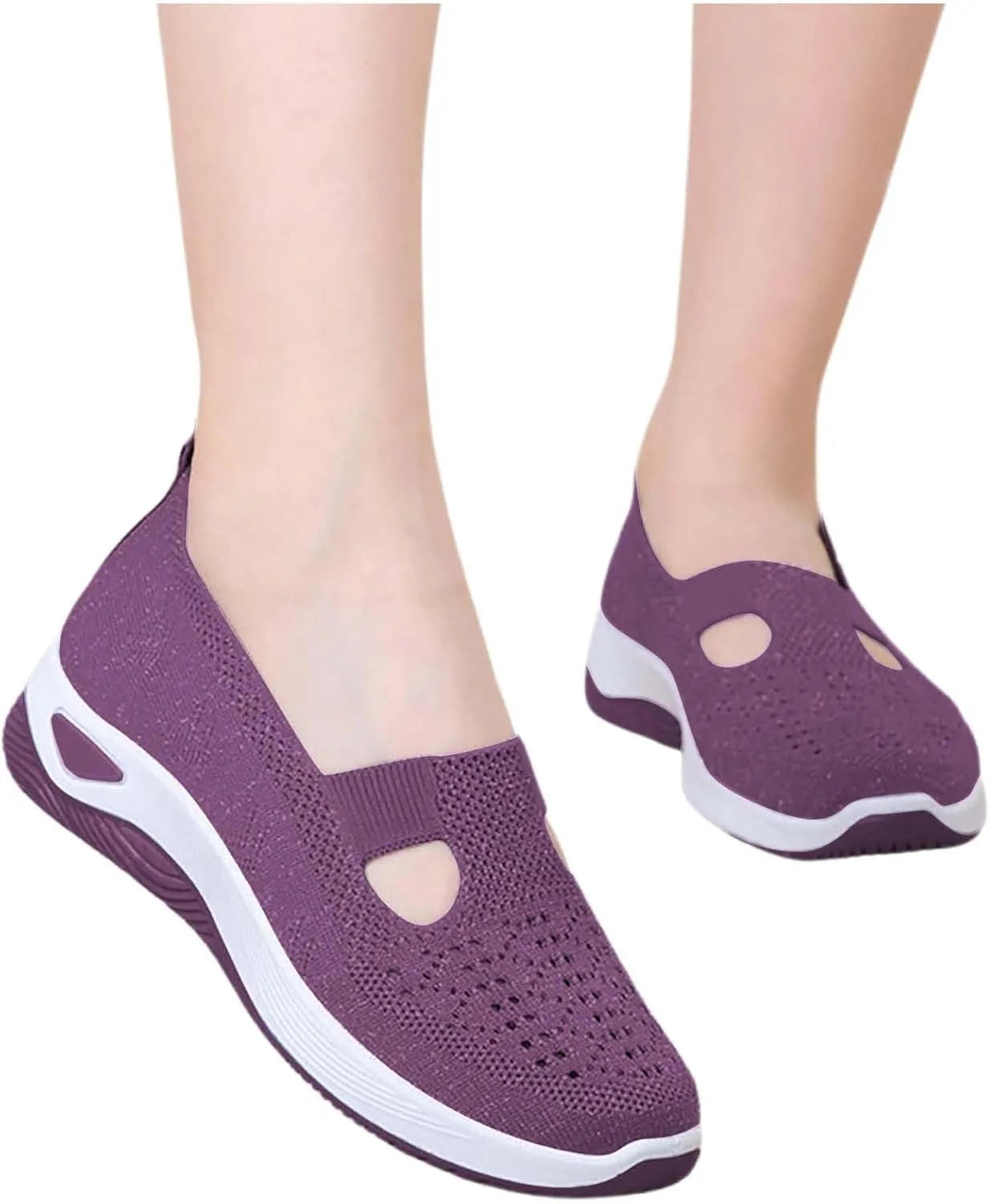 Orthopedic Shoes for Women Woven Slip on Walking Running Shoes for Men Sports Men's Casual Shoes Fashion Sneakers Tennis Shoe Loafers Casual Slip On