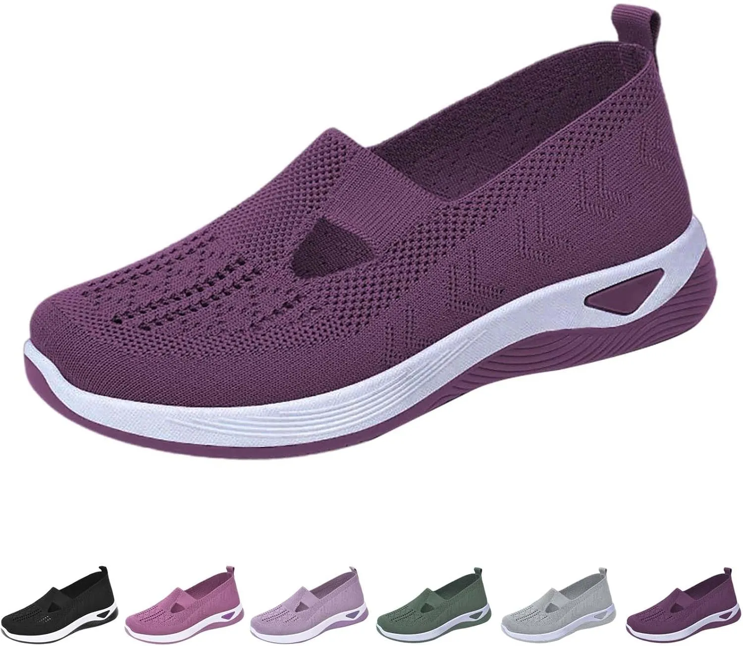 Orthopedic Shoes for Women Woven Slip on Walking Running Shoes for Men Sports Men's Casual Shoes Fashion Sneakers Tennis Shoe Loafers Casual Slip On