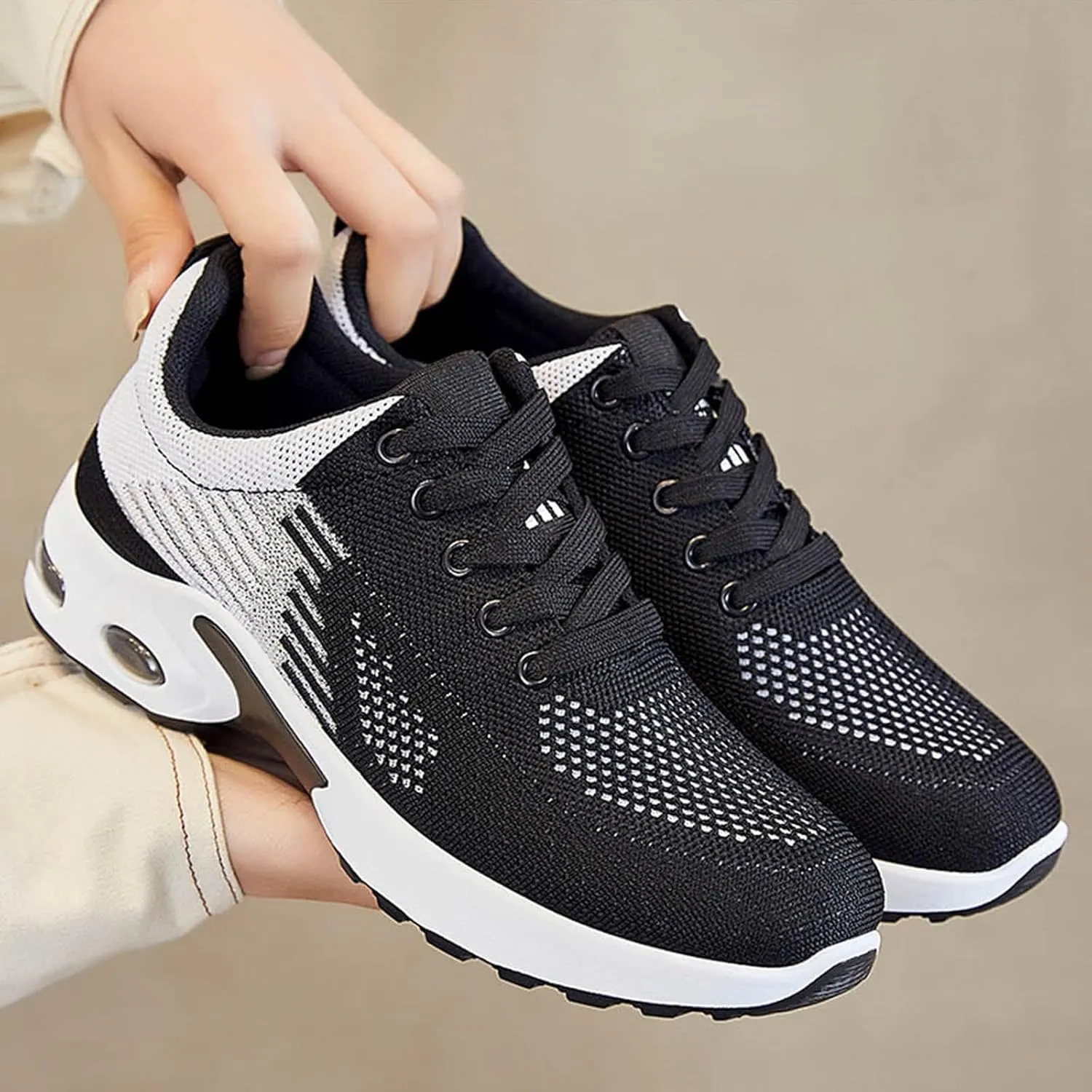 Orthopedic Sneakers for Women Plantar Fasciitis Walking Shoes Comfortable Running Shoes Mesh Air Cushion Sneakers