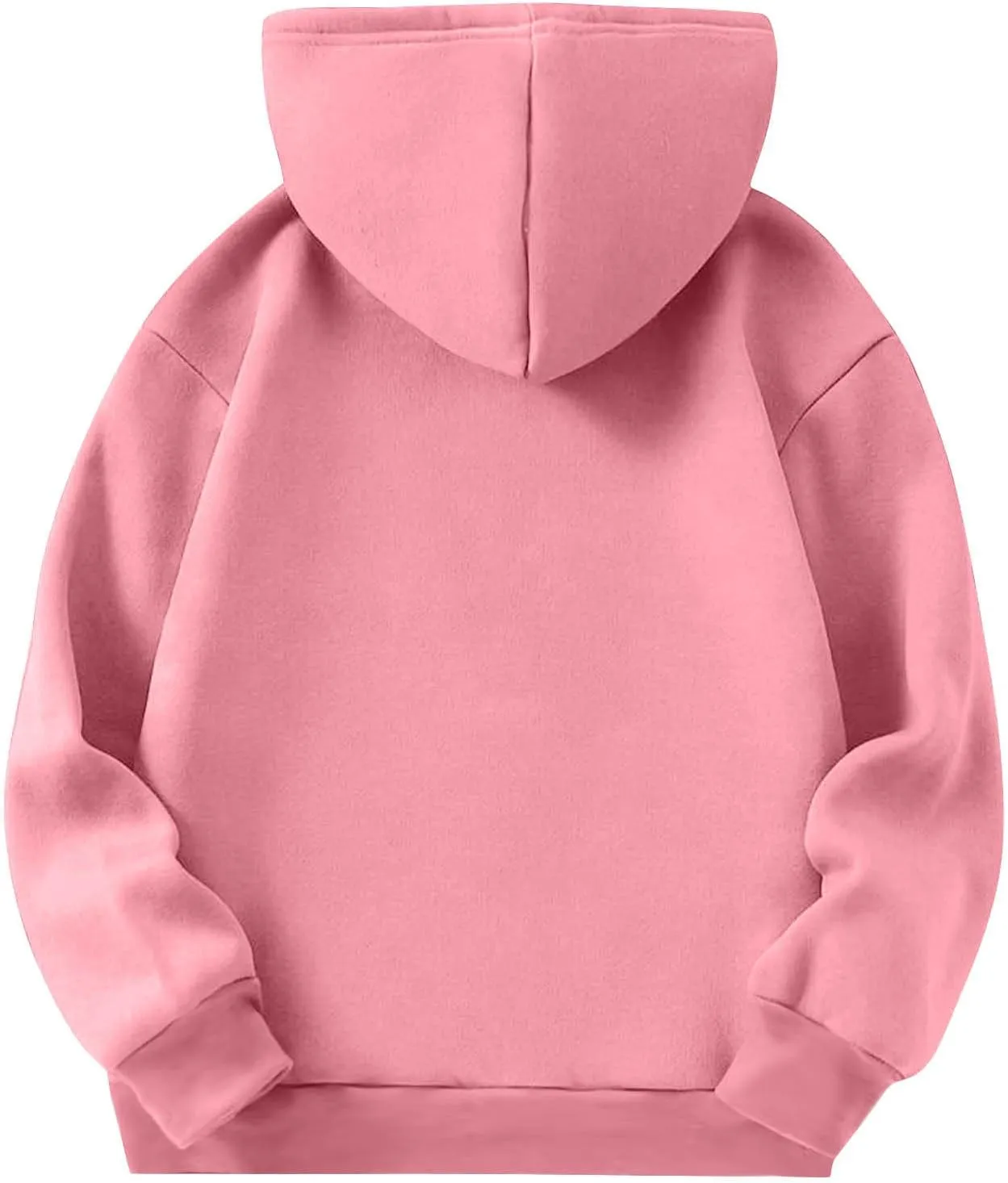 Oversized Hoodies for Girls Cute Long Sleeve Fleece Hooded Sweatshirt Teens Casual Pullover Tops Kids Preppy Clothes