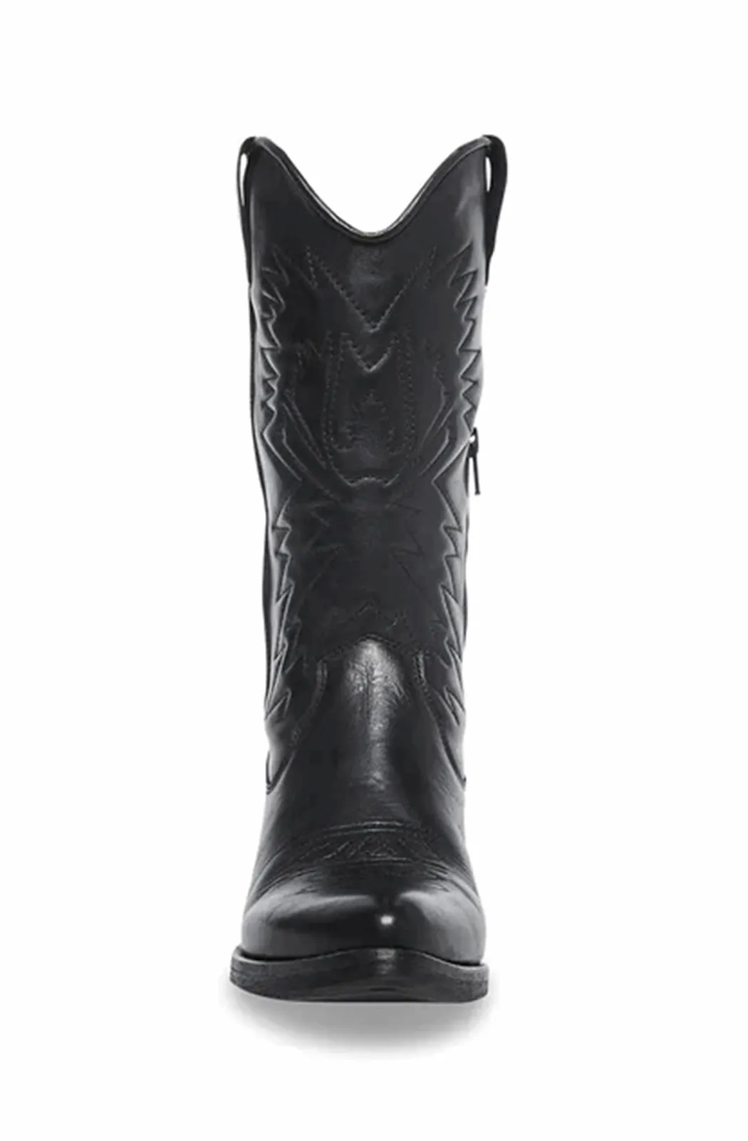 Red western boots