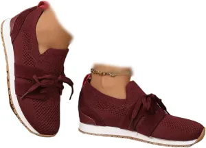 Running Shoes For Women Slip On Walking Shoes Lightweight Gym Workout Mesh Tennis Shoes Breathable Fashion Sneakers