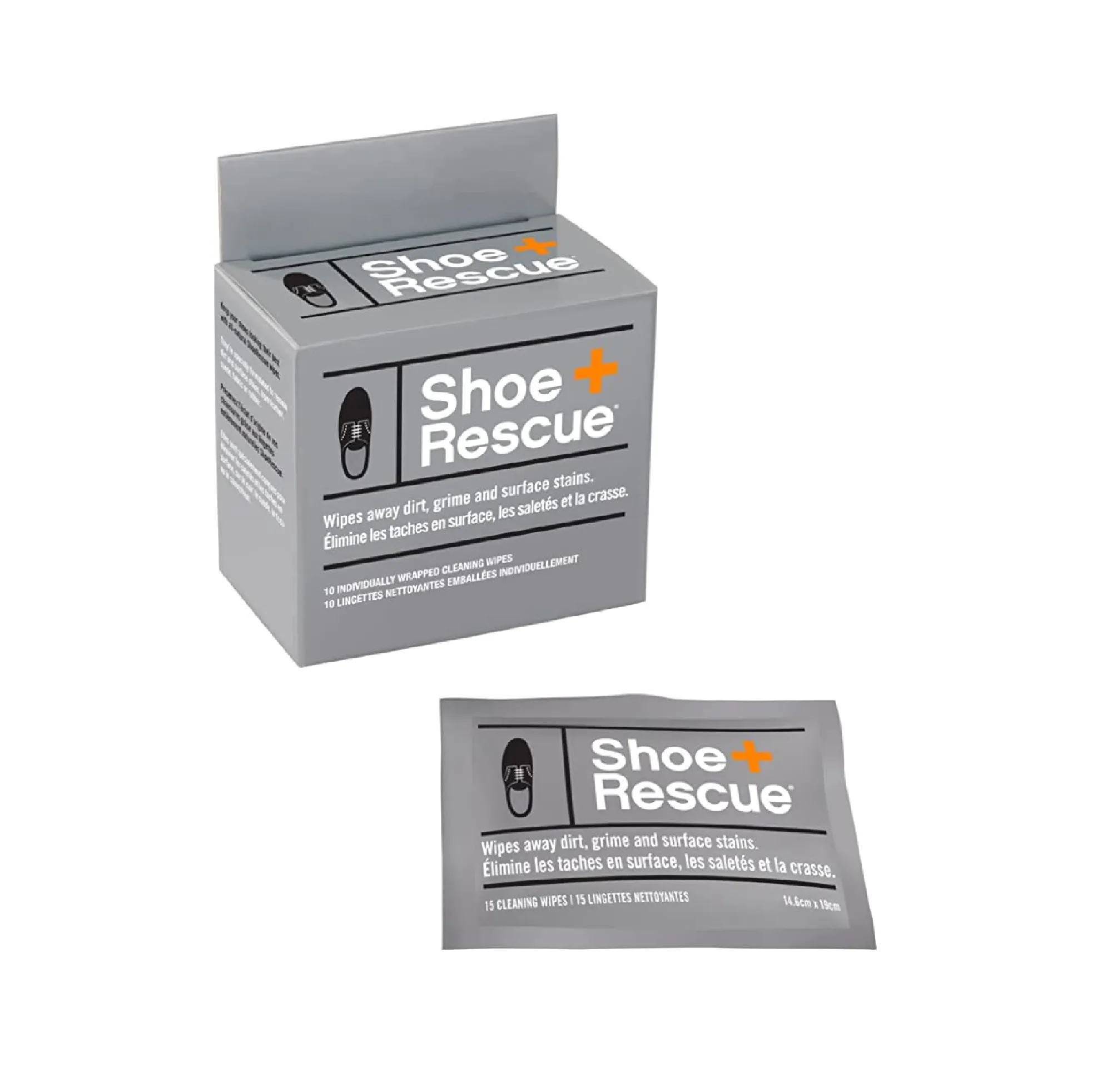 ShoeRescue All Natural Shoe Cleaner Wipes for Leather & Suede Shoes & Boots