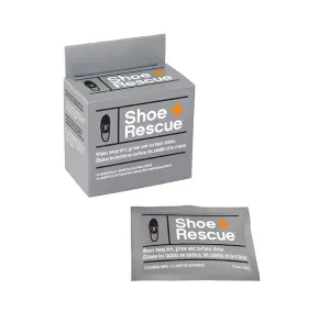 ShoeRescue All Natural Shoe Cleaner Wipes for Leather & Suede Shoes & Boots