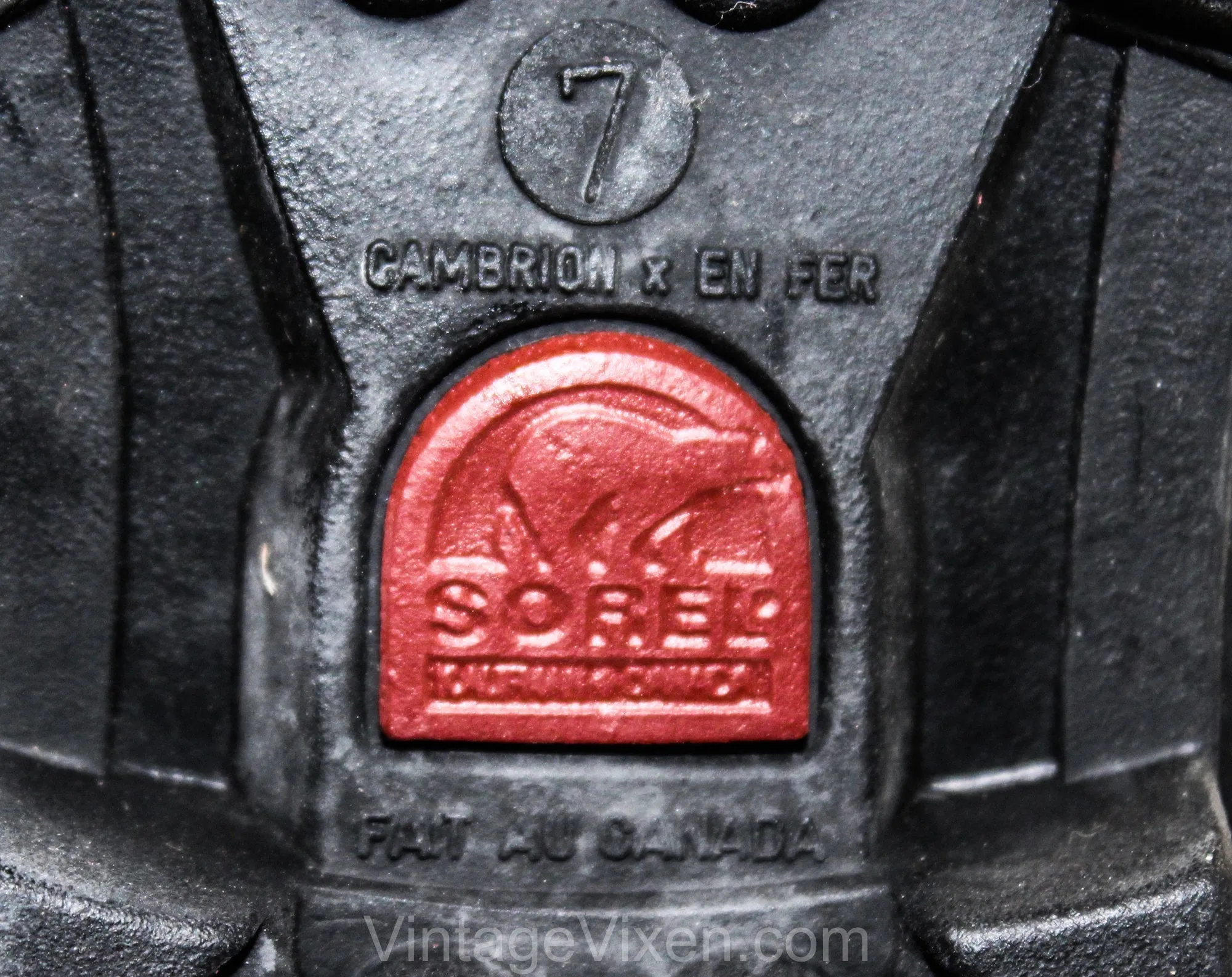 Size 7 Sorel Hiking Boots - 1990s Unworn Deadstock - Purple Canvas & Waterproof Rubber - Black Faux Fleece 90s Winter Wilderness Footwear