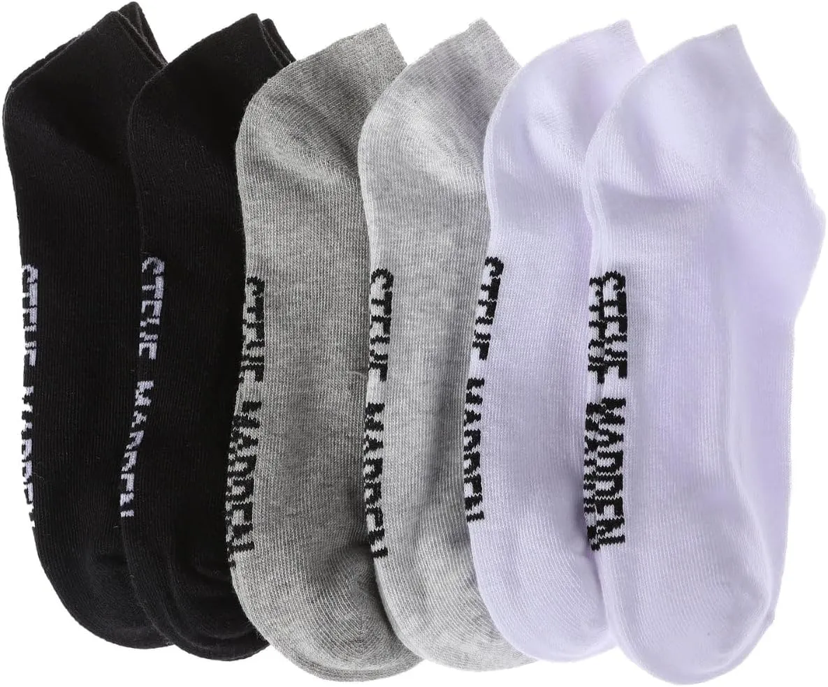 Steve Madden Women's Low Cut Ankle Socks - 6, 8, and 10 Pairs - Athletic Workout, Running, Sport Sneaker Socks for Women