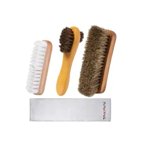 TAKAVU Shoe Shine Brushes Kit