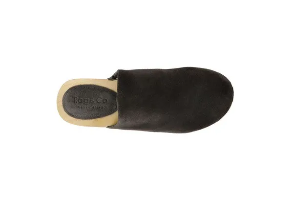 The Rag Company Darcie Taupe Suede Clogs