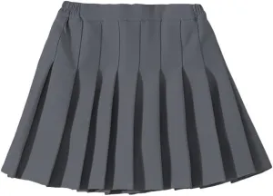 Toddler Baby Girls Pleated Skirt Elastic Waist School Uniform Mini Short Skirt