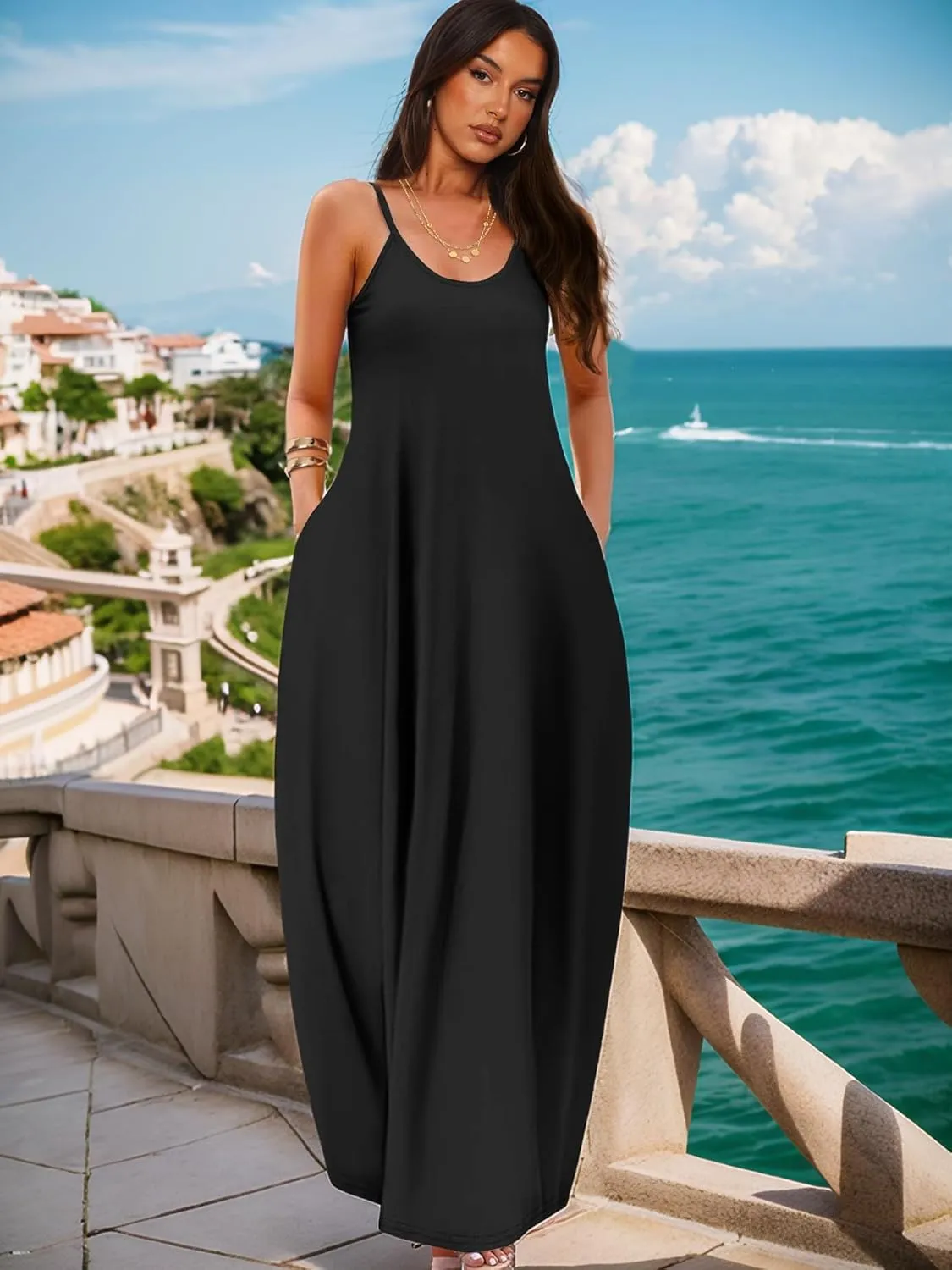 UOUA Hawaiian Dresses for Women Plus Size Sundress Luau Party Summer Curvy Maxi Tropical Boho Sexy Dress