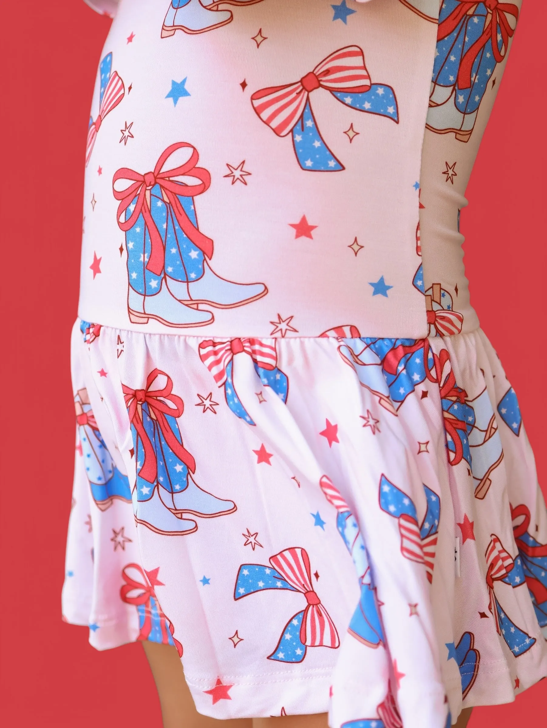 USA BOOTS N' BOWS DREAM BODYSUIT DRESS