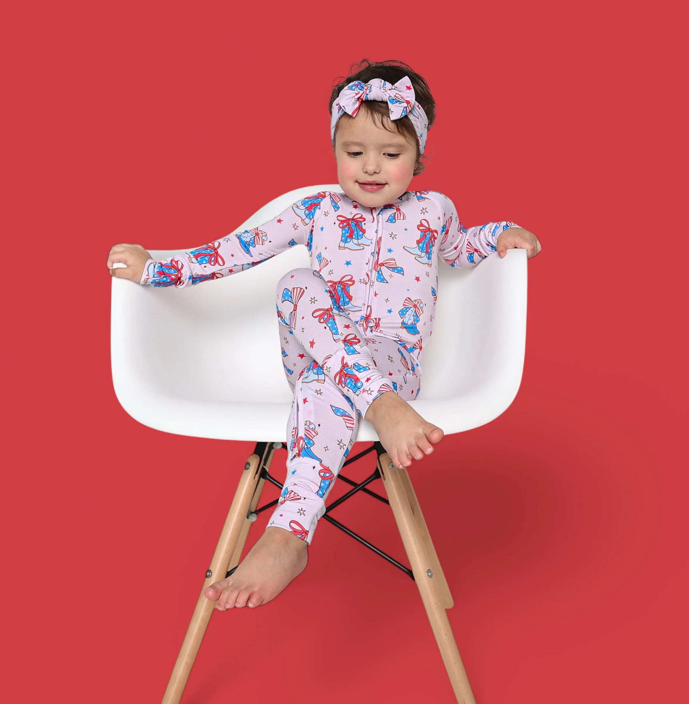 USA BOOTS N' BOWS DREAM ROMPER