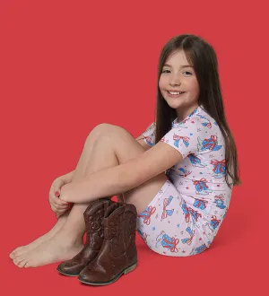 USA BOOTS N' BOWS DREAM SHORT SET