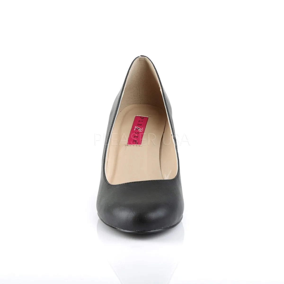 Wedge Black Classic Pump Shoes with 3-inch Heel KIMBERLY-08