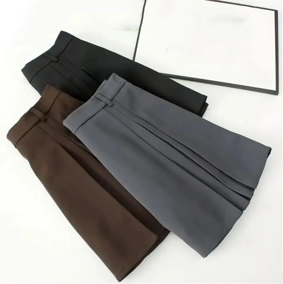 Women Pleated Skater Skirt Oversized Elastic Waist Casual Solid Color Mini Skirts