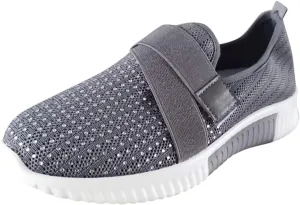 Womens Canvas Slip On Loafers Casual Walking Shoes Lightweight Comfortable Sneakers Non Slip Flat Flats