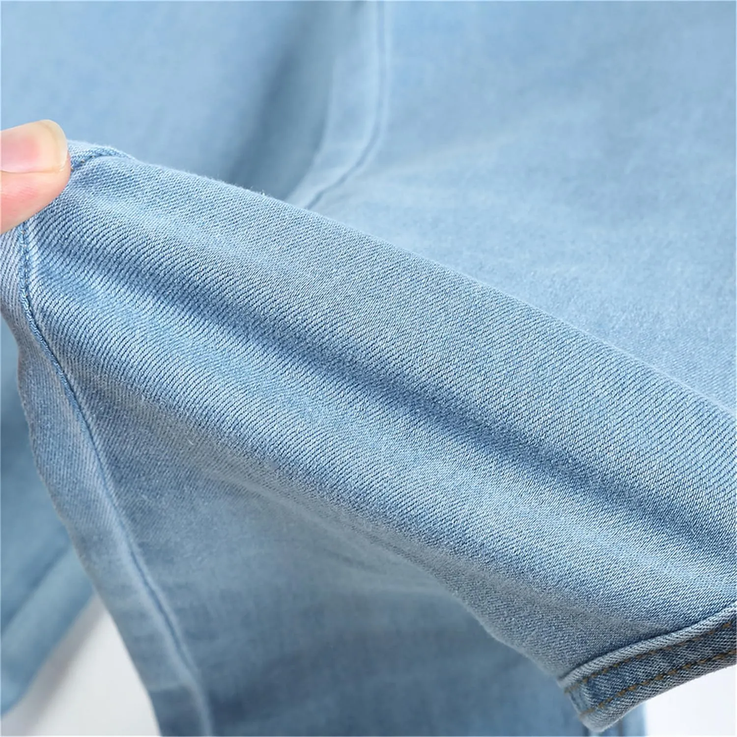 Women's Sexy Stretch Pants Skinny Slim Pencil Jeans High Waisted Jegging Trousers with Pockets Zipper