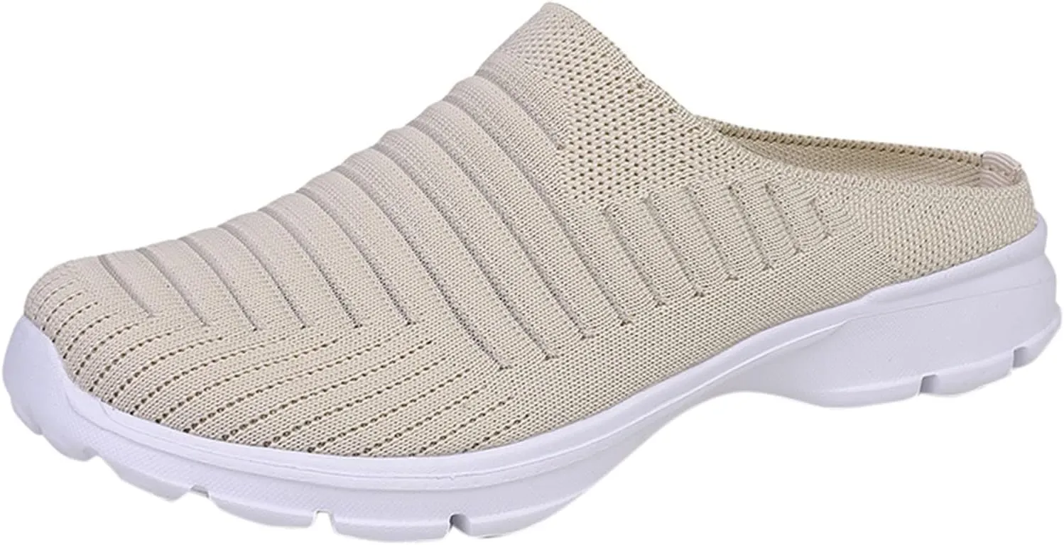 Womens Slip On Sneakers Casual Comfortable Walking Shoes Lightweight Canvas Flats Breathable Mesh Non Slip Loafers