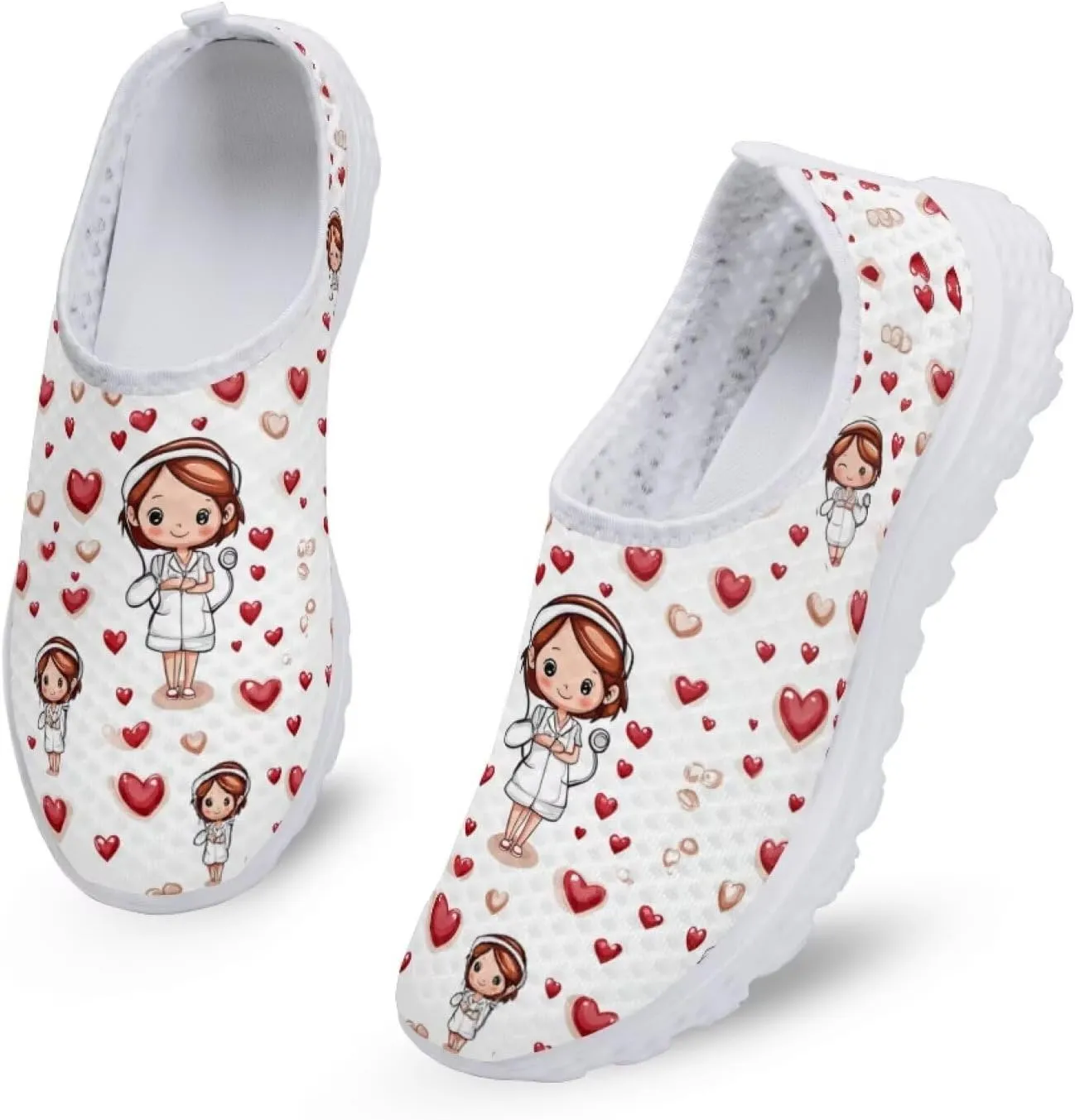 Womens Walking Shoes Casual Workout Running Sneakers Tennis Mesh Loafers
