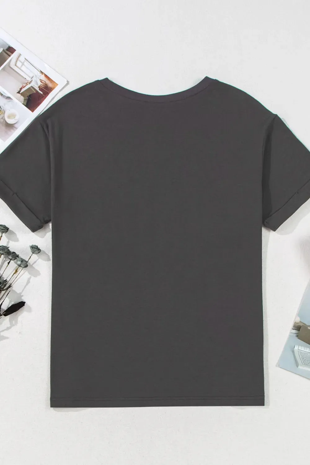 YALL Cowboy Boots Graphic Short Sleeve T-Shirt for Women