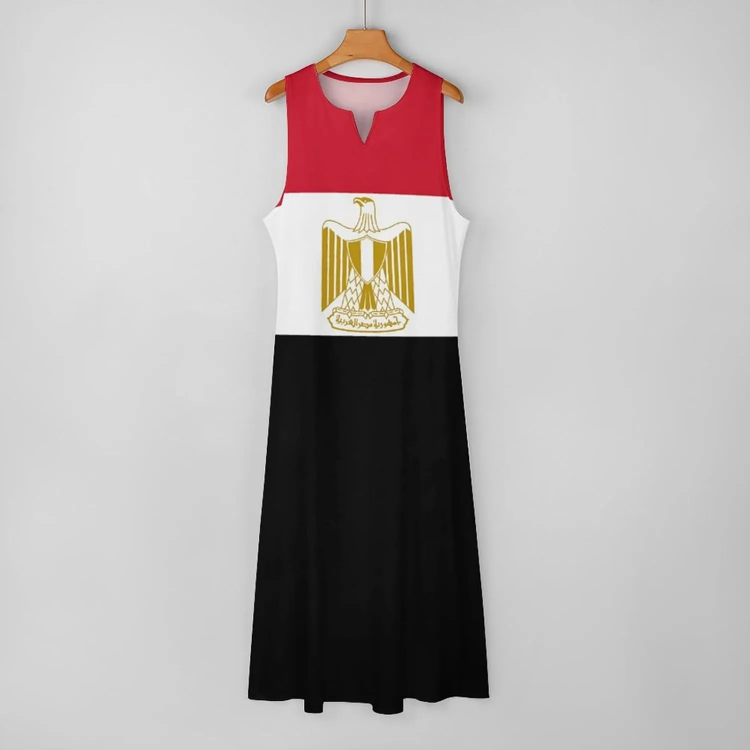 Zakqeik Australian Flag Summer Women's Sleeveless Long Dress Slim Fit Sleeveless Ankle Dresses