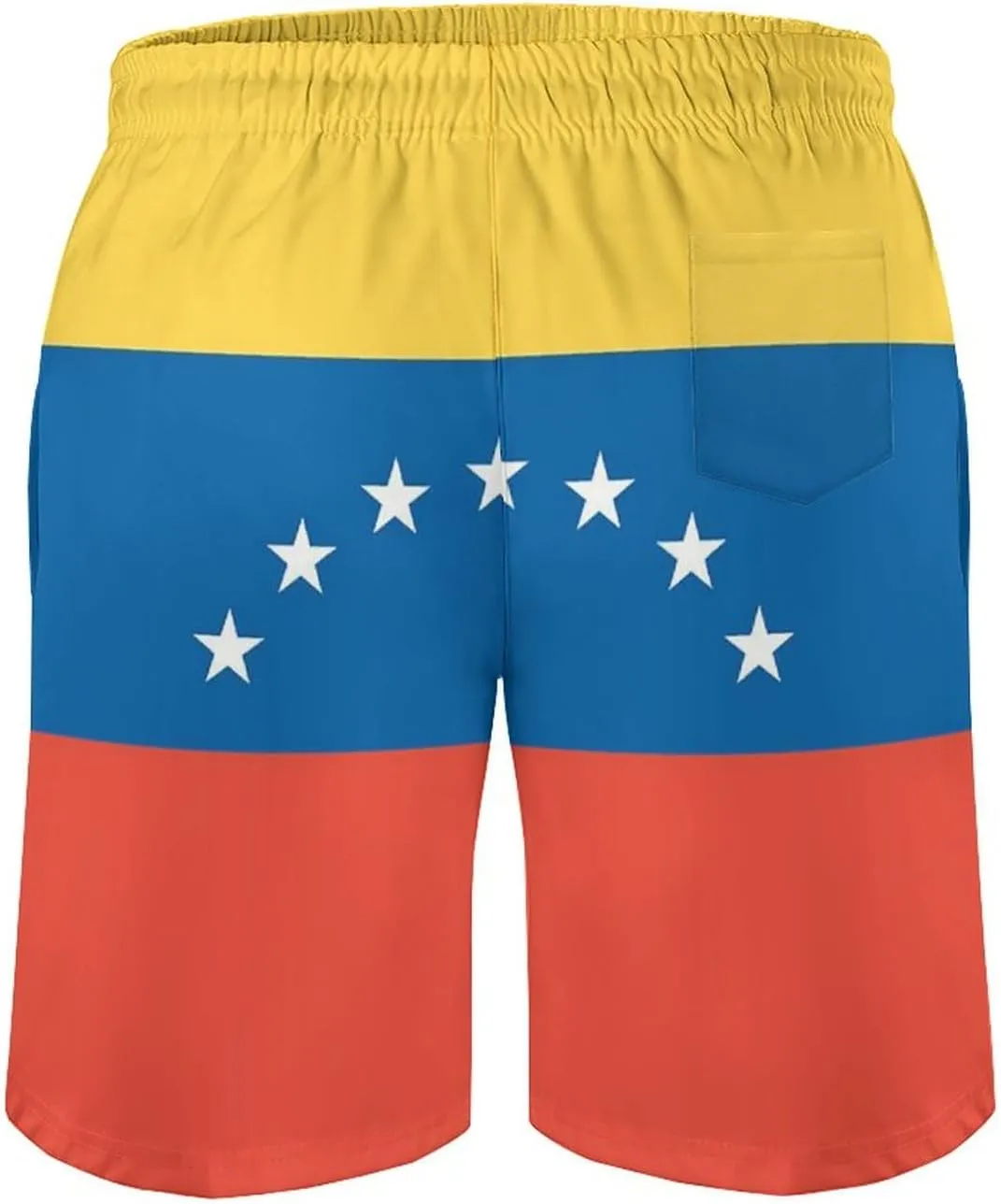 Zakqeik Men's Summer Missouri State Flag Swim Trunks Quick Dry Surf Boardshorts Bathing Suit Shorts with Pockets